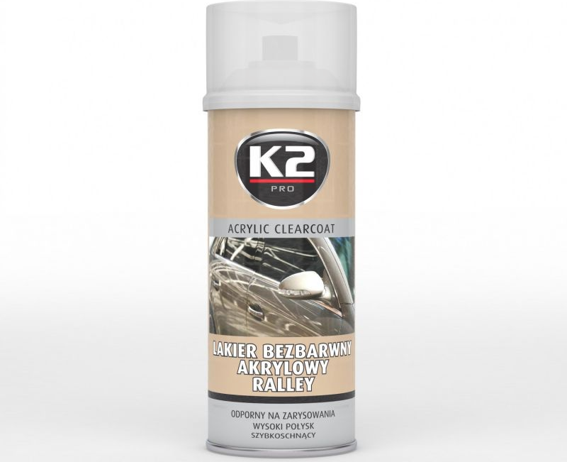 10349-1 SKAIDRUS BLIZGUS AKRILINIS LAKAS K2 GLOSS 400ML SPRAY - Image 1