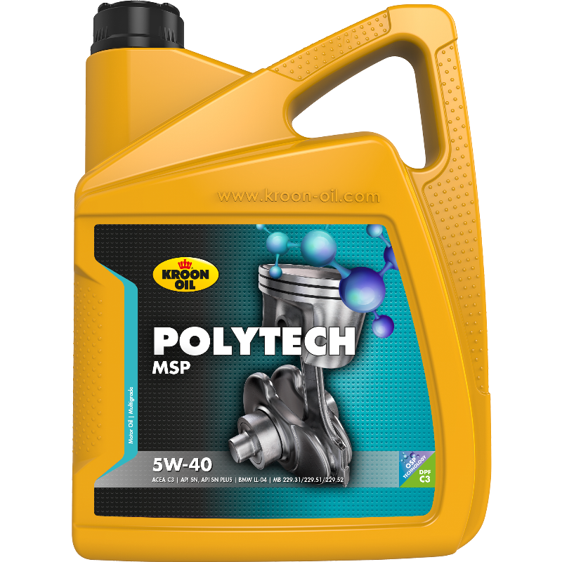 KR37337-1 ALYVA KROON-OIL POLY TECH MSP 5W-40 - Image 1