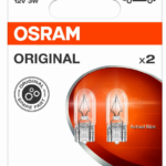 OSRAM LEMPUTĖS W3W 12V 3W W2.1X9.5D