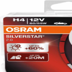 OSRAM LEMPUTĖS H4 60/55W 12V P43T FS1 SILVERSTAR
