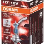 OSRAM LEMPUTĖS H7 55W 12V +150%