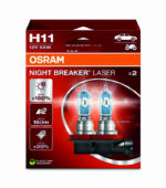 OSRAM LEMPUTĖS H11 55W 12V PGJ19-2 +150% NIGHT BREAKER LASER