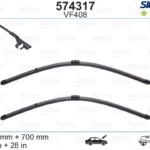 VALEO SILENCIO VALYTUVAI CITROEN, MERCEDES-BENZ, PEUGEOT 407 FLAT BLADE