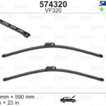 VALEO SILENCIO VALYTUVAI AUDI FLAT BLADE