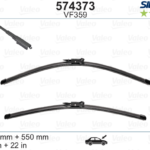 VALEO SILENCIO VALYTUVAI FIAT, VOLVO FLAT BLADE
