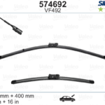 VALEO SILENCIO VALYTUVAI SEAT, VW FLAT BLADE