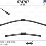 VALEO SILENCIO VALYTUVAI AUDI, ALFA ROMEO, SEAT, SKODA, VW FLAT BLADE
