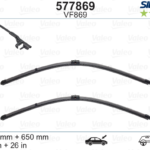 VALEO SILENCIO VALYTUVAI CITROEN, MERCEDES-BENZ FLAT BLADE