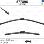 VALEO SILENCIO VALYTUVAI AUDI, BENTLEY, JAGUAR FLAT BLADE
